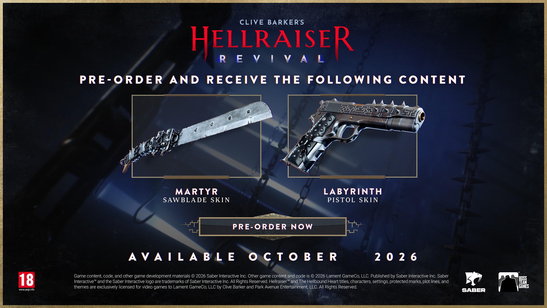 Clive Barker's Hellraiser: Revival Day One Edition Clive Barker's Hellraiser: Revival Day One Edition