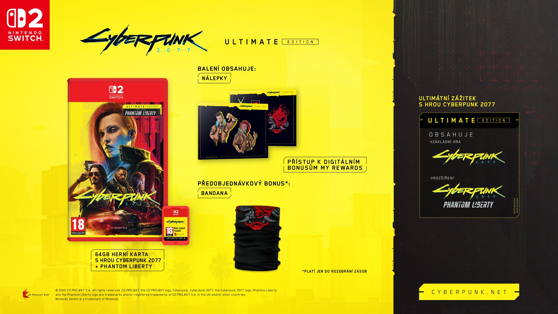 Cyberpunk 2077 Ultimate Edition SWITCH 2