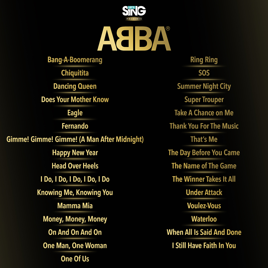 Let’s Sing Presents ABBA + 2 mikrofony