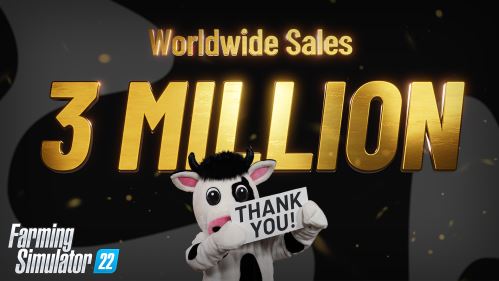 Farming Simulator 22 hlásí 3 miliony prodaných kopií
