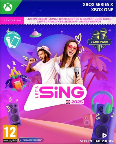 Let’s Sing 2025 + 2 mikrofony XBOX ONE / XBOX SERIES X