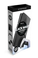 PS5 Slim Black Wave Faceplates Kit