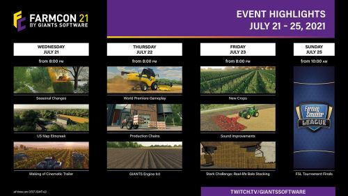 Farming Simulator 22 na FarmConu už od 21. července