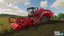 Trailer z garáže Farming Simulator 2022 předvádí vozový park