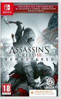 Assassin&#39;s Creed 3 + Liberation Remastered SWITCH
 CODE IN BOX