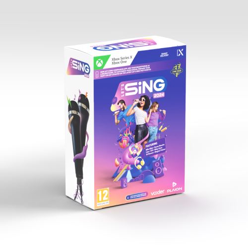 Let’s Sing 2024 + 2 mikrofony XBOX ONE / XBOX SERIES X